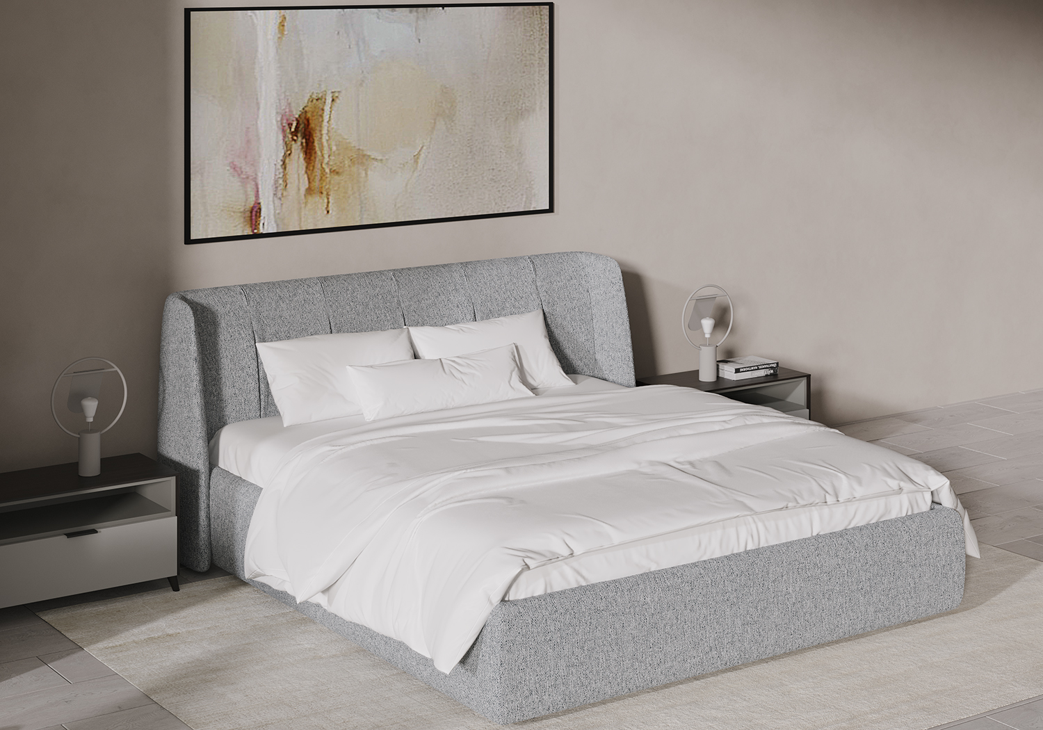 Кровать Brera от Linea Home в интерьере