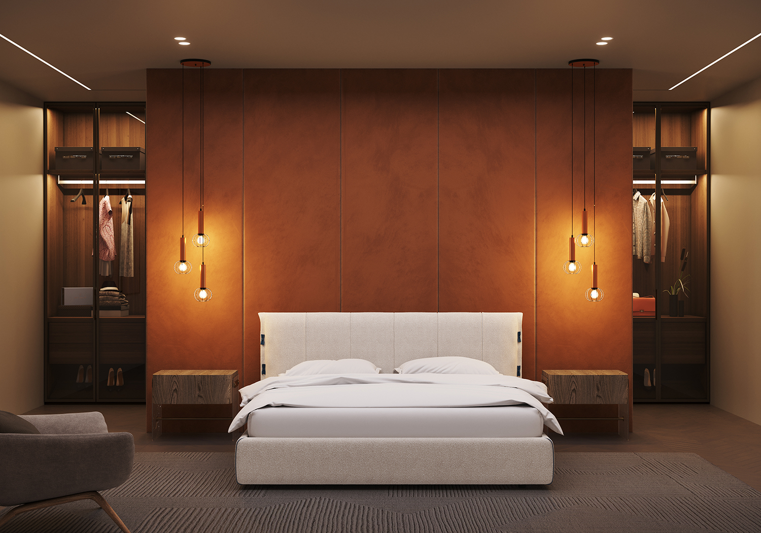 Кровать Evolet от Linea Home в интерьере